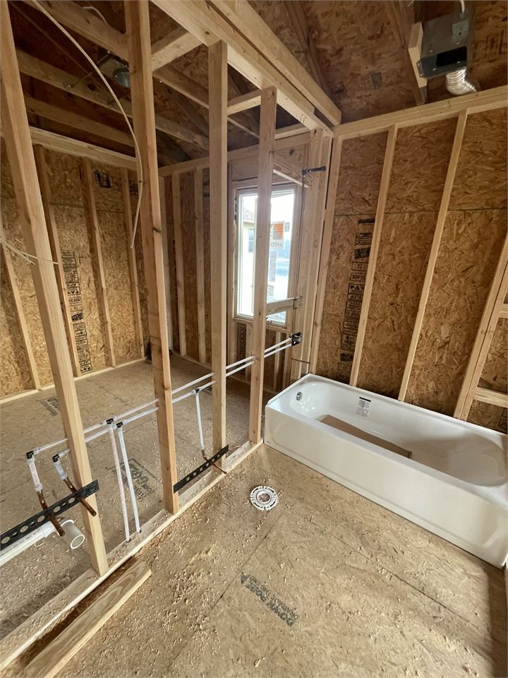 Residential plumbing repair in progress